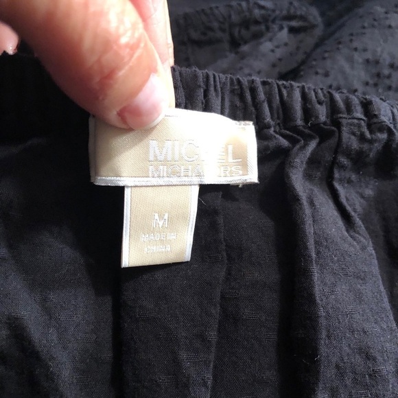 Michael Kors Black Off The Shoulder Shirt Size M - Picture 3 of 5